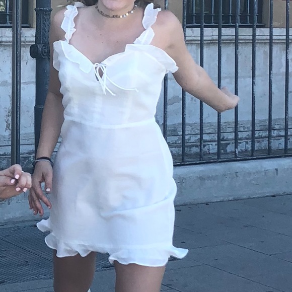 White Summer Dress - Picture 2 of 7